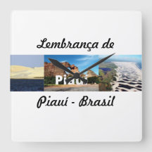 Relógio lembrança de Piauí - Brasil