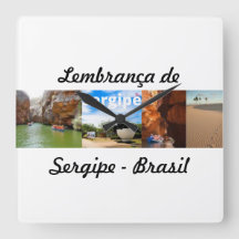 Relógio lembrança de Sergipe Brasil