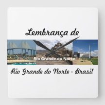 Relógio lembrança do Rio Grande do Norte Brasil