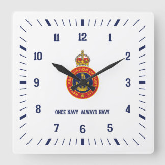Quadrado Relógio NAA (branco)