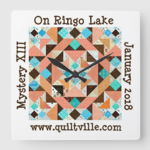Quadrado Relógio no lago Ringo