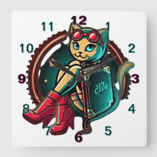 Quadrado Relógio PM - Escolha sua foto