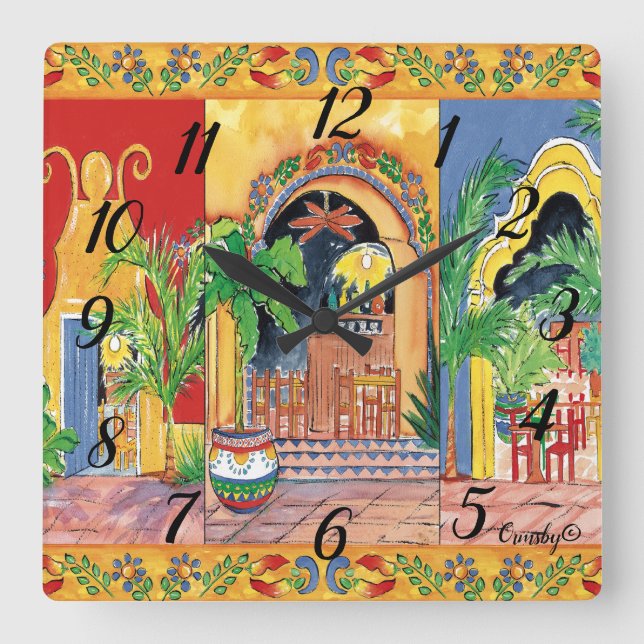 Quadrado Relógio Sudoeste (Frente)