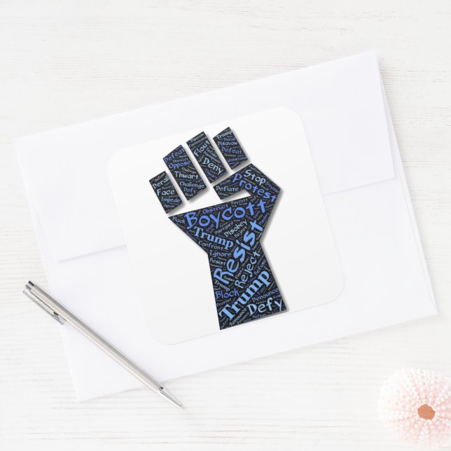 Quadrado Resistência ao adesivo (Envelope)