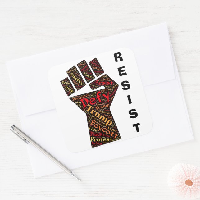 Quadrado Resistência ao adesivo (Envelope)