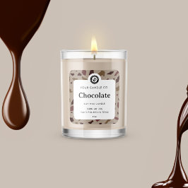 Quadrado Rótulo de Vela Personalizado - Adesivo Personalizá