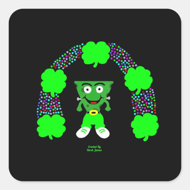 Quadrado Rua, o adesivo da praça FrankenCheese do Patrick (Frente)