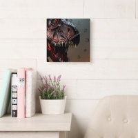 Tyrannosaurus Rex Cara Assustadora, Relógio De Par