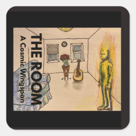 Quadrado Um Adesivo "The Room" de A Cosmic Wingspan