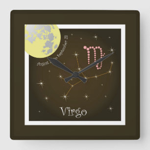 Quadrado Virgo agosto 23 to setembros 23 relógio