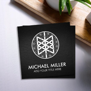 Quadrado Web of Wyrd em flor da Cartão de visita