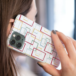 Quadrados Amarelos Verdes Azuis Azuis Funk Retroat