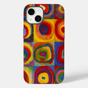 Quadrados com Círculos Concentrados 2 Kandinsky