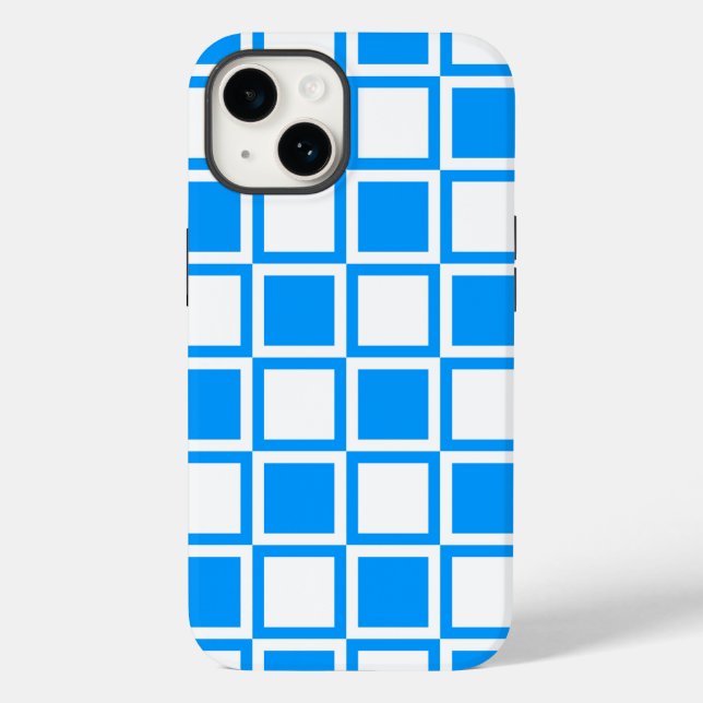 Quadrados de Mod Azul Claro (Verso)
