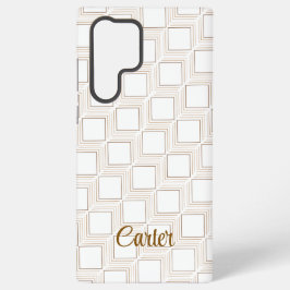 Quadrados de trombos personalizados Samsung capa d