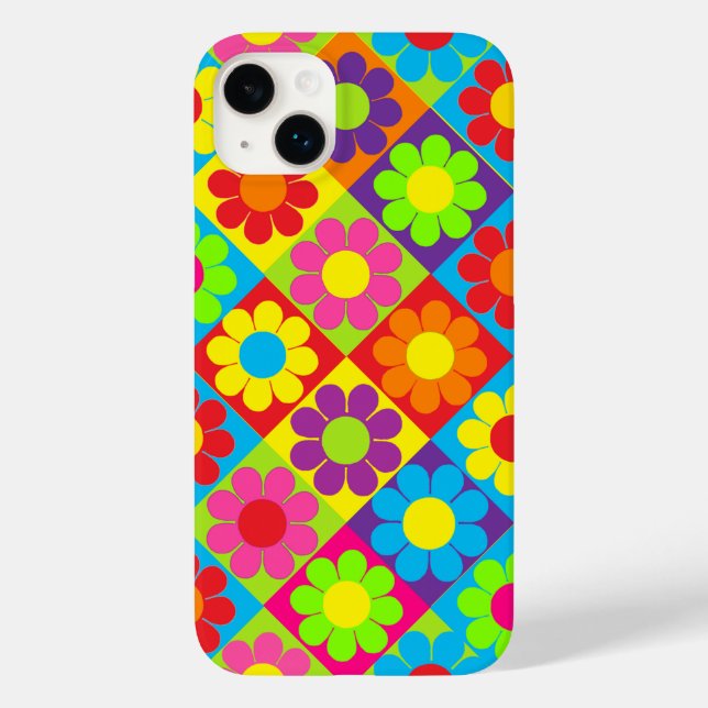 Quadrados Pop Flower Power (Verso)