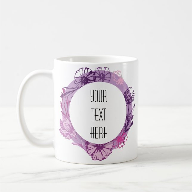 Quadro Artístico Cria Sua Própria Caneca De Café (Esquerda)