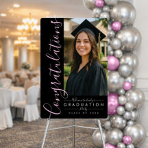 QUADRO BLK & PINK | Placa de Espuma Assinatura de