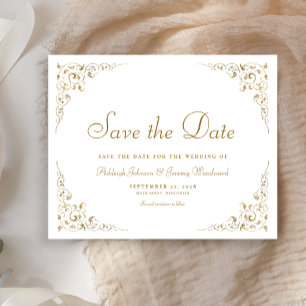 Quadro Botânico De Script Dourado De Orçamento Sal