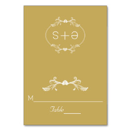 Quadro branco, iniciais cartão de escolta de ouro 