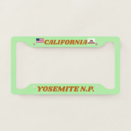 Quadro da licença do parque nacional de Yosemite