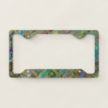 Quadro da Placa de Licença