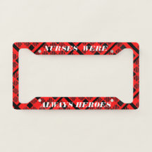 Quadro da Placa de Licença da Enfermeira Red Buffa