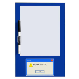 Quadro De Apagar Erro de vida