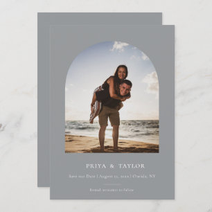 Quadro de Arco Moderno Flat Salvar O Cartão com fo