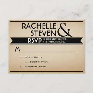 Quadro de avisos que Wedding RSVP