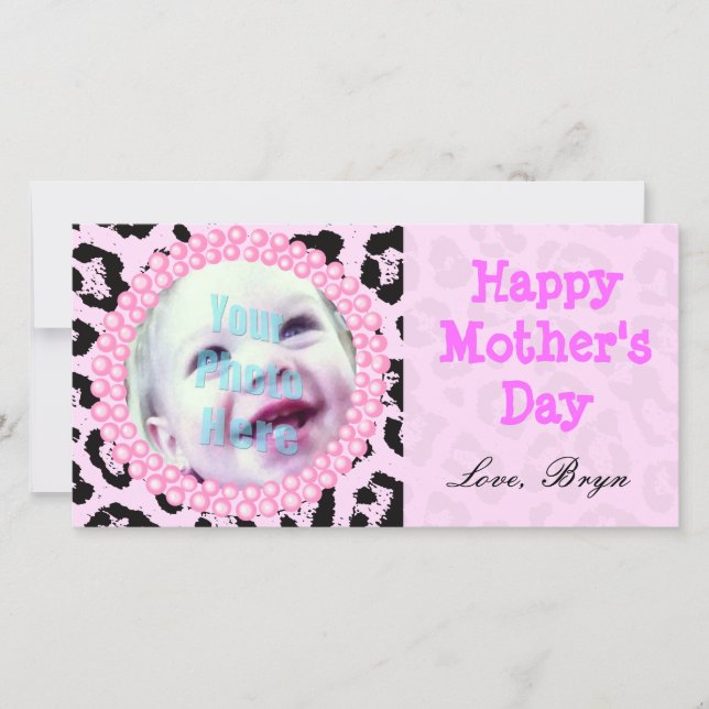 Quadro de Chita Rosa-Rosa com Presente do Dia de a (Frente)