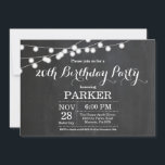 Quadro de Convite de Aniversário para 20<br><div class="desc">Convite de aniversário de 20 com luzes de cordas Fundo do quadro. 13 15 16º 18º 18º 21rua 30 40º 50º 60º 70 80 100º,  qualquer idade. Para mais personalização,  clique no botão "Personalizar" e use nossa ferramenta de design para modificar este modelo.</div>