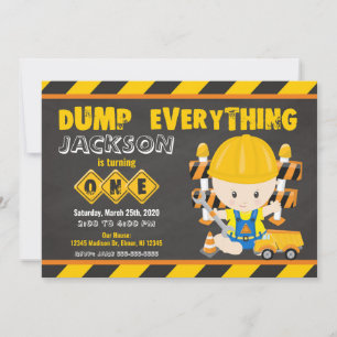 Quadro de Convite para primeiros aniversarios de C