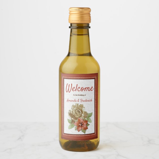 Quadro de couro vermelho (Frente)