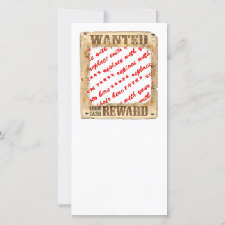 Quadro de Fotografias de Poster WANTED