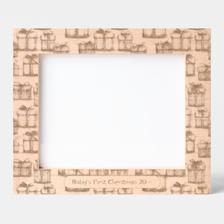 Quadro de Fotografias de Presente de Natal Emitido
