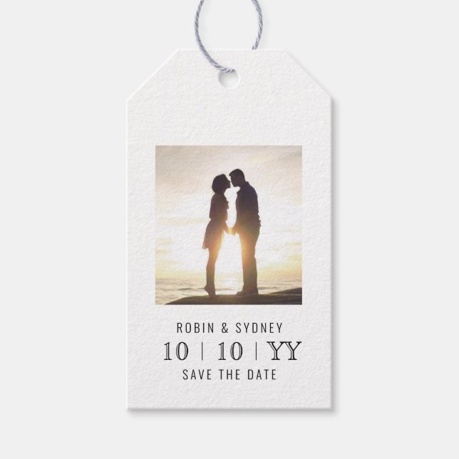 Quadro de Fotografias | Salvar a data | Etiqueta p (Frente)