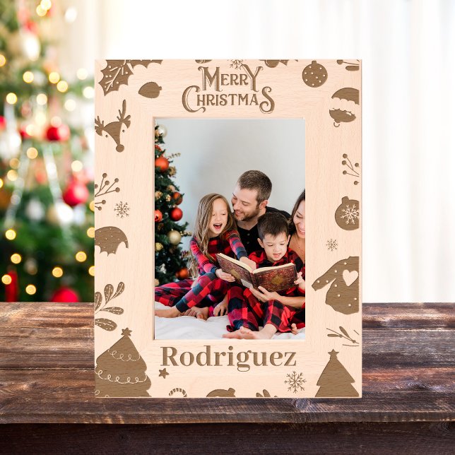 Quadro de Fotos de Natal Personalizado (Criador carregado)
