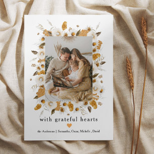 Quadro de Fotos Floral do Autumn Ação de Graças