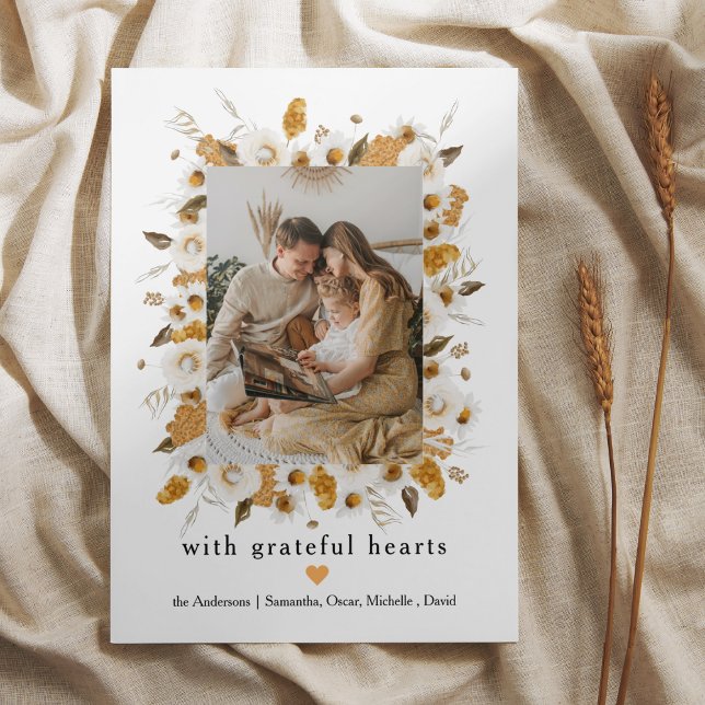 Quadro de Fotos Floral do Autumn | Ação de Graças (Criador carregado)