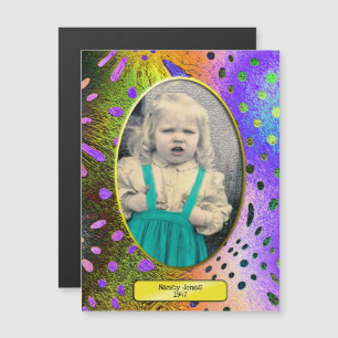 Quadro de Fotos Oval, Funky, Fractal, Abstrato