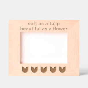 Quadro de Imagem Edificada a Laser com Flores de T