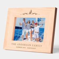 Quadro de imagem em madeira personalizada náutica