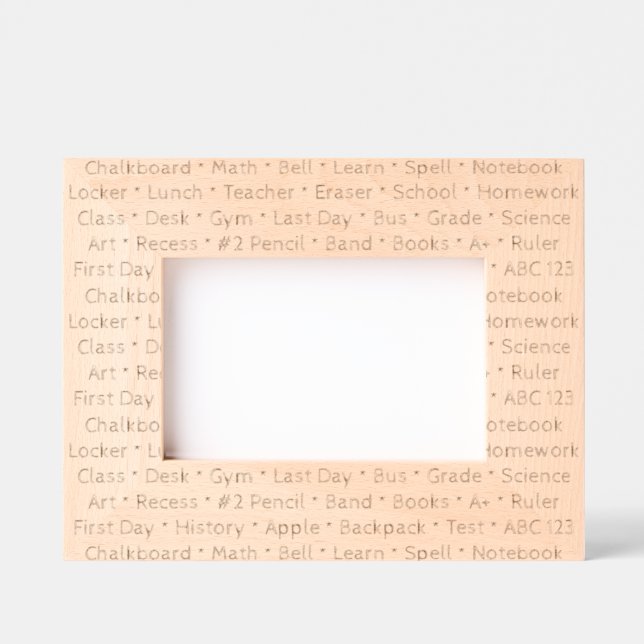 Quadro de Imagens das Palavras Escolares (Front)