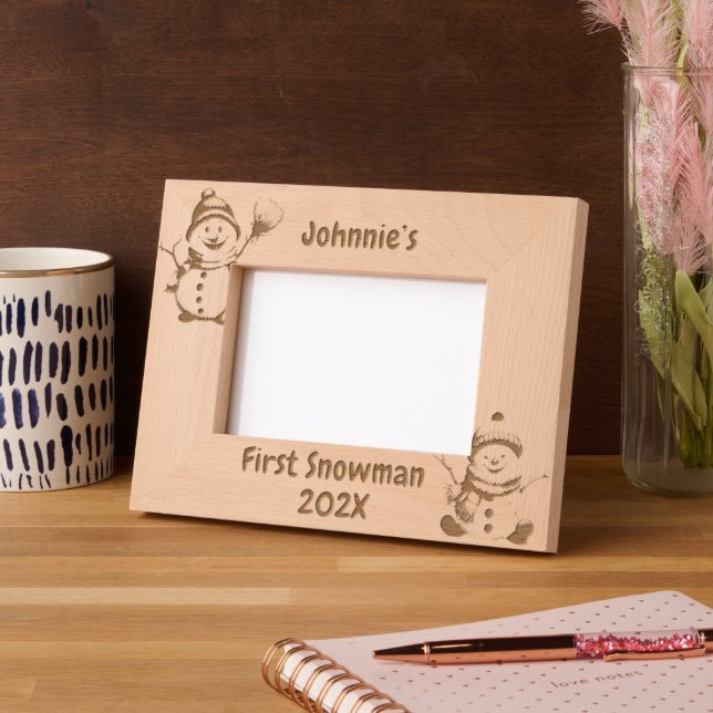 Quadro de Imagens Edificado por Laser Snowman (Left)