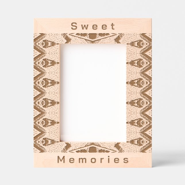 Quadro de Imagens Gravado a Laser, "Memórias Doce" (Front)