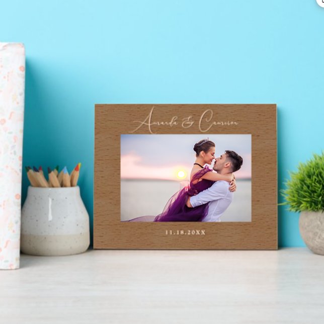 Quadro de Imagens Gravado a Laser Monograma de Cas (Criador carregado)