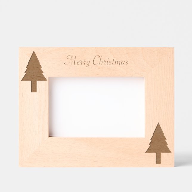 Quadro de Imagens Gravado com Laser de Natal (Front)
