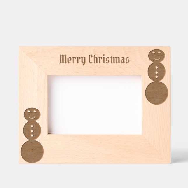 Quadro de Imagens Gravado com Laser de Natal (Front)