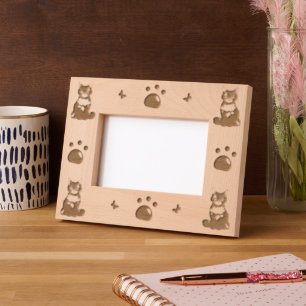 Quadro de Imagens Gravado com Laser Spunky Cats